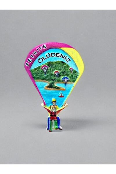 Mundy FETHİYE / ÖLÜDENİZ Temalı Kabartma Polyester Magnet. 5,5cm x 8,5cm