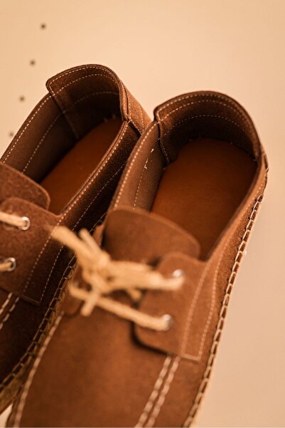 by selvi Lukka Shoes Sahra Men's Faux Leather Lace-Up Espadrille