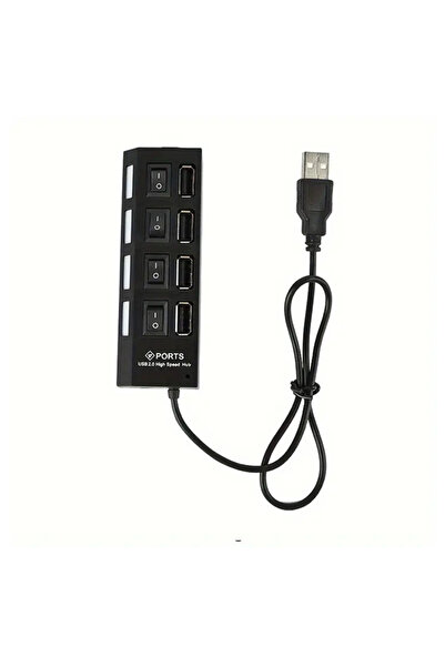 USB 4-port socket with multi-function lighting