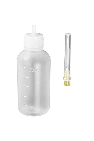 OEM 05525 - Sticlă de plastic cu pipetă și ac, 50 ml