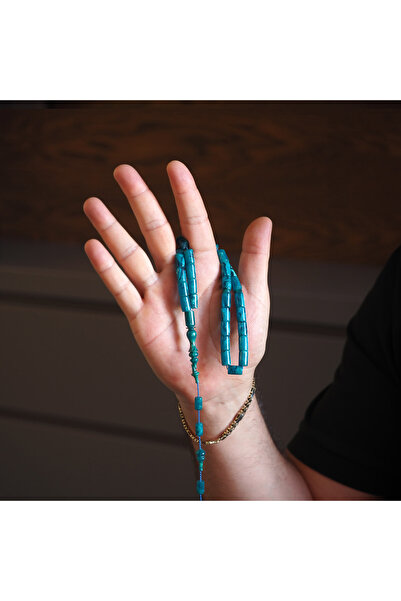 Wall Art İstanbul Turquoise Katalin Cut Rosary (Special Casting Master Craftsmanship) – Watd015