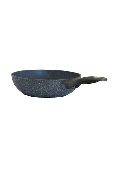 BRIO STONE Forged Deep Wok Pan, Brio Stone, Induction, 5 Layers with Mineral Particles, 28 cm, H 8.5 cm