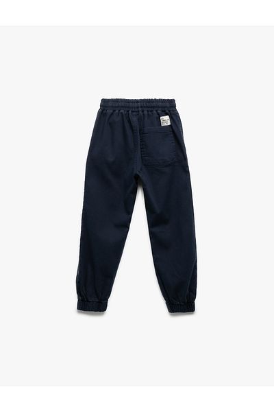 Koton Pantaloni de jogging de bază din bumbac cu șireturi în talie