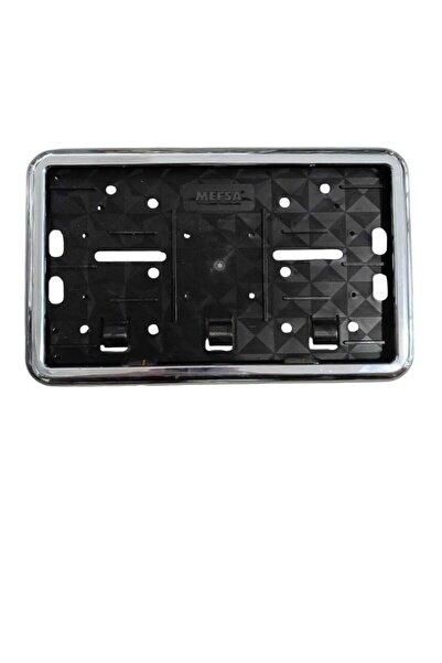 Point Pointy Motosiklet Plaka Altlığı Kare Plastik Tak Kolay Lüks Krom Çerçeveli