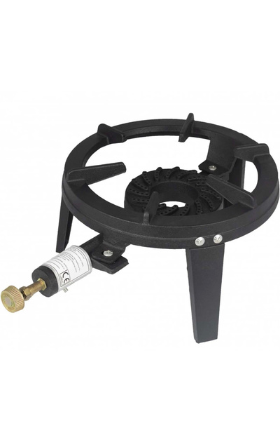 DALBAN Arzator butelie din fonta, pirostrie rotunda diametru 28 cm, inaltime ...