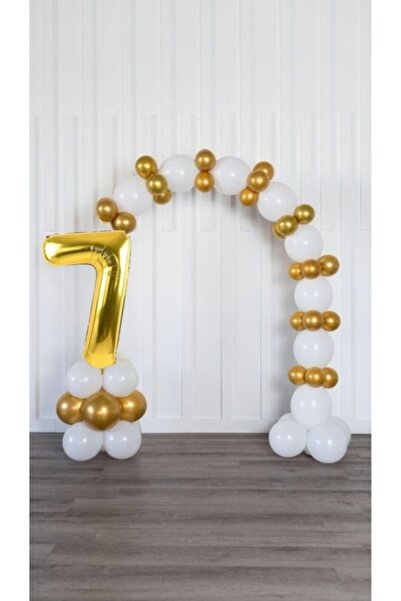 SİNDA İnci Taneli Balon Demeti - Doğum Günü Kutlama Konsepti
