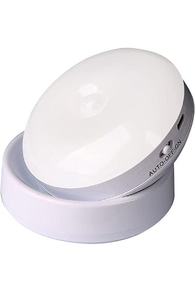 Generic USB Rechargeable Motion Sensor Cabinet Light - Magnetic Base, Detachable From Base - Auto Turn-off