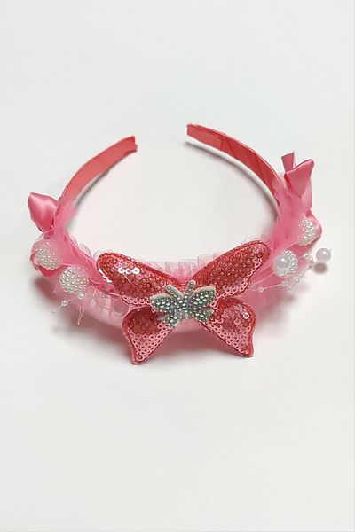 Bijuterria Butterfly Tulle Stone Children's Crown