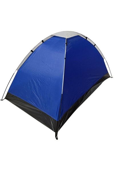 SERSIMO Lightweight 2-person camping tent with mosquito net, 200x120x100 cm, blue