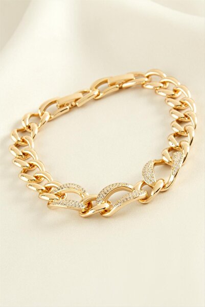 CT STONES Xuping البيضاوي الزركون حجر الفاخرة الصلب سوار