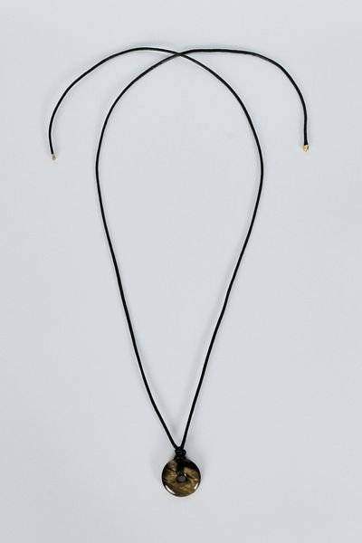 BE BLUE Owl Eye Stone Necklace