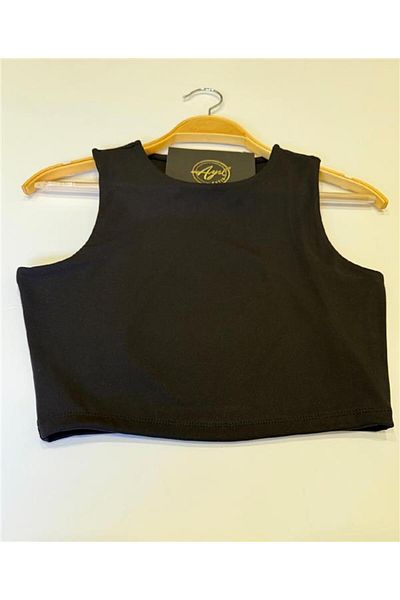 Chance Bis Yaka Crop Tank Top
