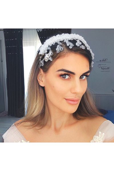 OEM Diadema modelatoare handmade cu Swarovski Elements