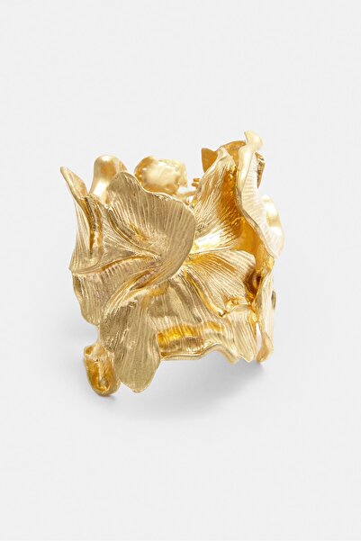 Pull & Bear Yaprak Şeklinde Metalik Bilezik