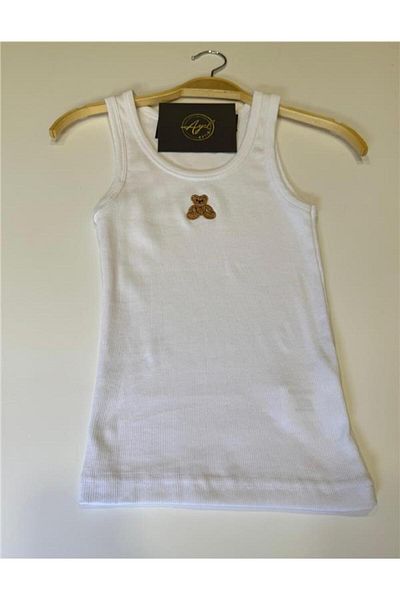 GESVAGES Teddy Bear Printed Tank Top