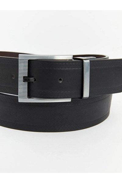 LC Waikiki LCW ACCESSORIES Ανδρική ζώνη με δερμάτινη εμφάνιση (W5)