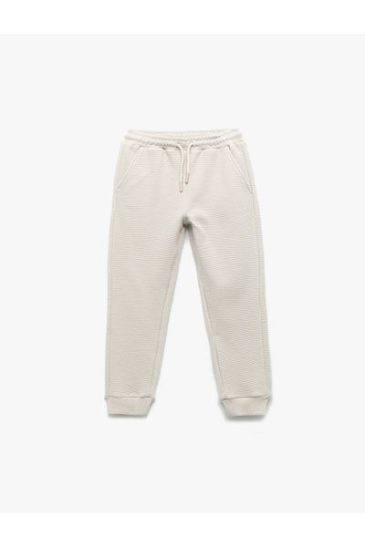 Koton Pantaloni de sport de bază Jogger cu șireturi în talie