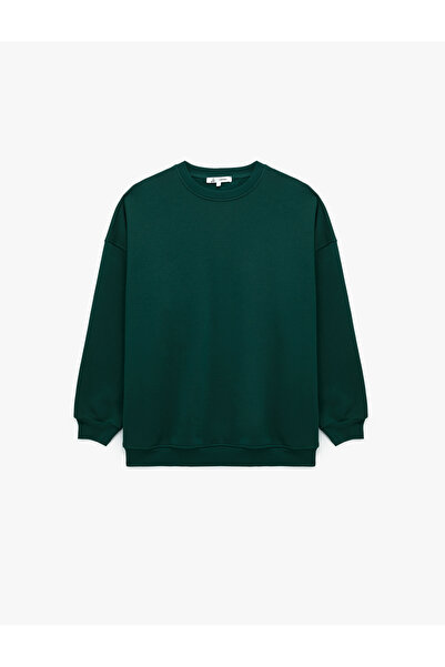 Koton Set de 2 hanorace din bumbac supradimensionat cu mâneci lungi