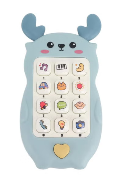 Fun Moment لعبة هاتف موسيقية مع عضاضة للأطفال