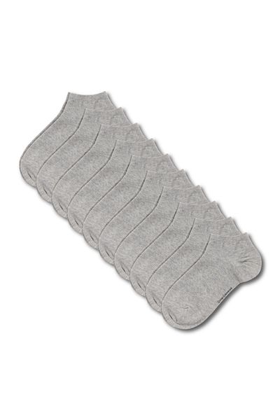 Çorap Çekmecesi 10 Pack Basic Short Socks Gray