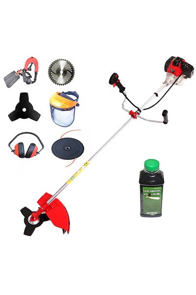 Campion Motocoasa de umar Profesionala Polonia, benzina, 5CP, Bonus Ulei de amestec + Disc vidia