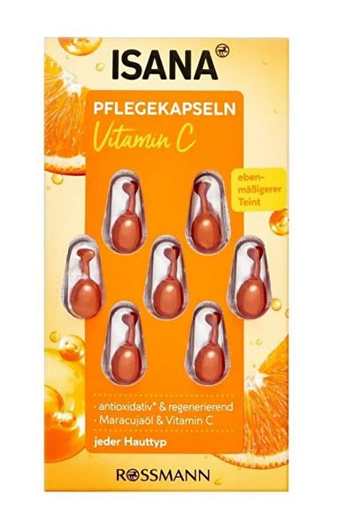 ISANA All Skin Capsule Serum Vitamin C & Passion Fruit Oil 7x0.38 (2 Units)