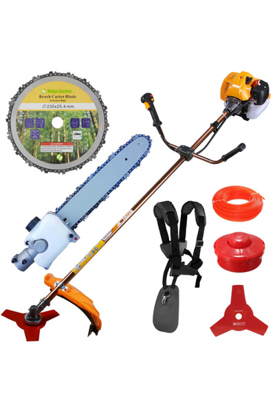 HOLZ Motocoasa pe benzina 6.5CP, Disc cu lant, Profesionala, 58CC, Design German