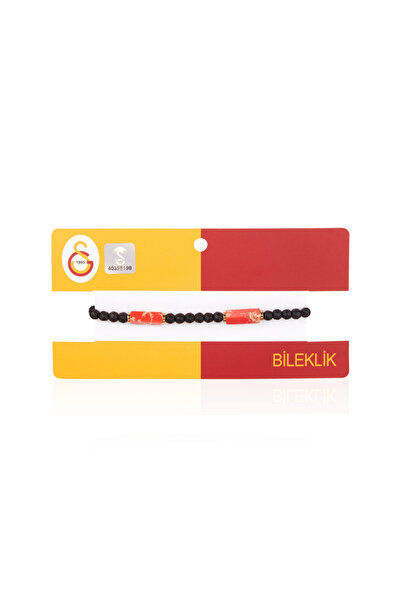 GSStore Galatasaray Doğal Taş (Hematit,Oniks,Varasit) Makrome Bileklik U251238