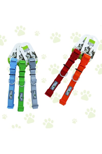 idei Κολάρο για σκύλους, κλείσιμο με αγκράφα, ρυθμιζόμενο μήκος, πλάτος 2 cm