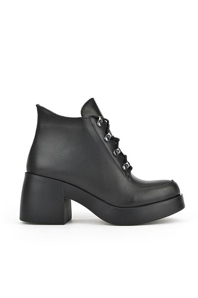 Ziya , Women's Genuine Leather Boots 1531050Z26105354K Black