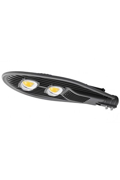 KlaussTech Lampă stradală, montată pe stâlp, putere 100 W, 2 module LED 2 x 50 W, picior de fixare