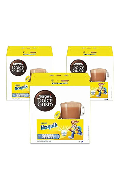 dolce gusto كبسولات نسكافيه دولتشي غوستو نسكويك - 3 عبوات (16 كبسولة لكل عبوة...