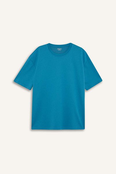 DeFacto Tricou oversize cu mânecă scurtă cu decolteu rotund X3926AZ25SP