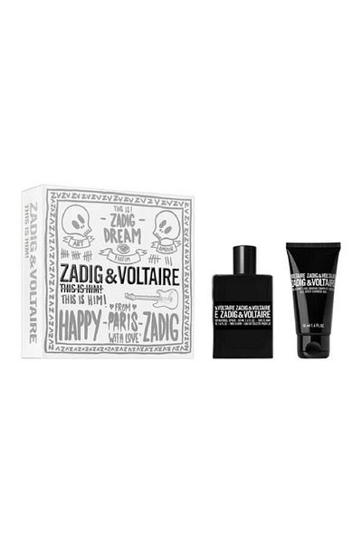 Zadig & Voltaire This Is Him! Gift Set, Men, Eau de Toilette 50 ml + Shower Gel 50 ml