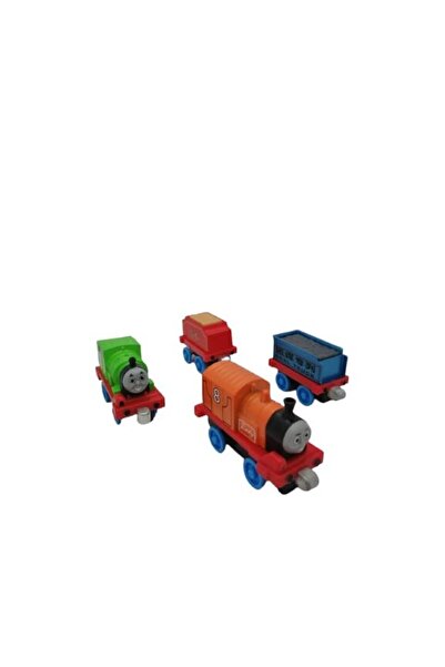 OEM Set 4 locomotive metalice Thomas and Friends, cu magnet