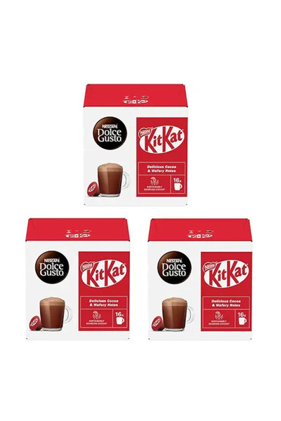 dolce gusto كبسولات نسكافيه دولتشي غوستو كيت كات بالشوكولاتة الساخنة - ٣ عبوا...