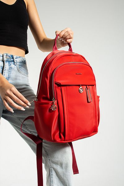 Teal Collection Women's Parachute Fabric Satin Backpack