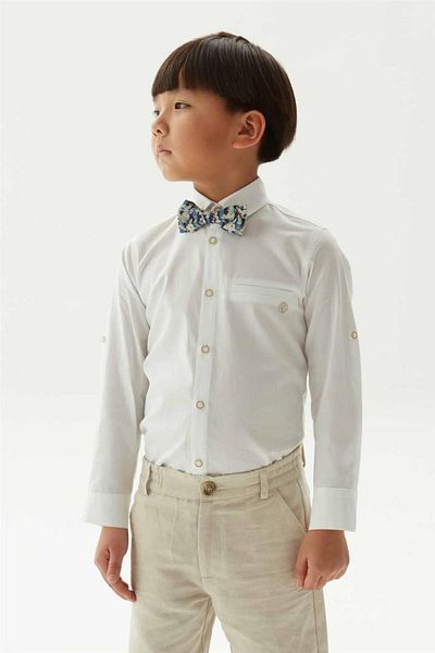 Nebbati Boy White Shirt