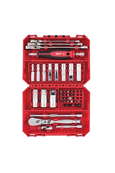 Milwaukee 1/4'' Cırcır Tornavida Kollu Lokma Set 42 Parça 4932498382