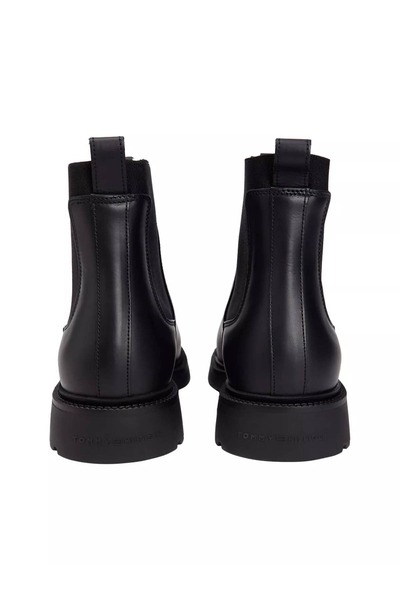 Tommy Hilfiger Erkek Hafif Tabanlı Chelsea Bot - Siyah