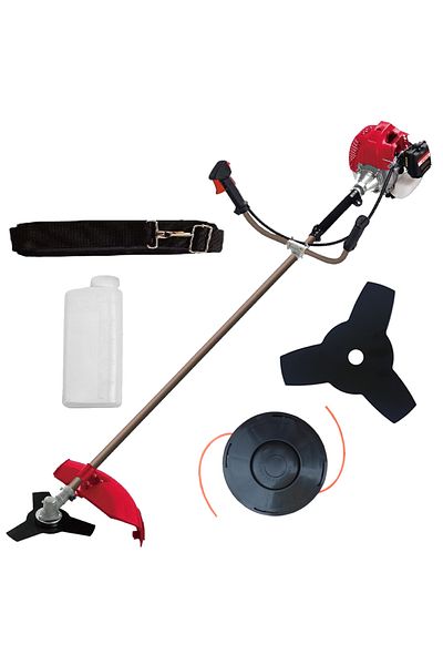 Campion Motocoasa 8.5CP cu disc 3T și fir, motor 2 timpi, accesorii incluse, profesională