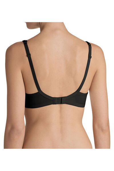 Triumph Sutien Perfectly Soft, jumatate de cupa, cu burete si armatura, Triumph, 85B EU, negru