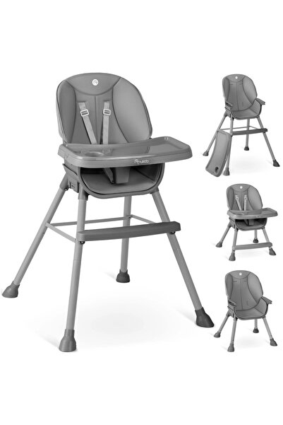 NUKIDO Scaun de masa multifunctional 3in1 cu utilizare versatila,masuta reglabila si detasabila,husa