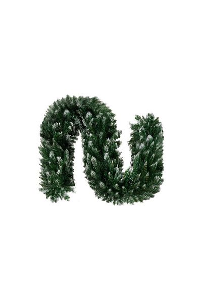 Ruhhy Decorative artificial fir garland, snowy branches, length 270 cm, width 29 cm