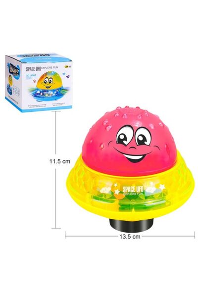 OEM Spray de apă Minge Space UFO 2 în 1 Rosie