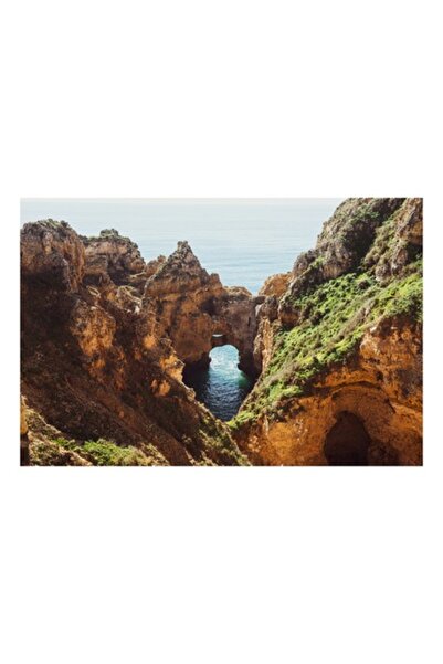 OEM Pictură pe pânză „Sfârșit de vară la Oceanul Stâncos”, Ocean, Stânci, Arc...