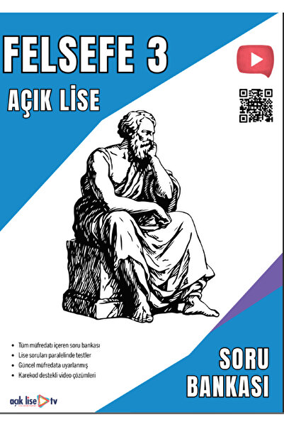 Açık Lise TV Açık Lise FELSEFE 3 - Soru Bankası - Güncel Müfredat