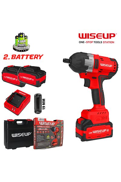 WISEUP دريل كفرات بطارية BRUSHLESS (بدون فحمات)