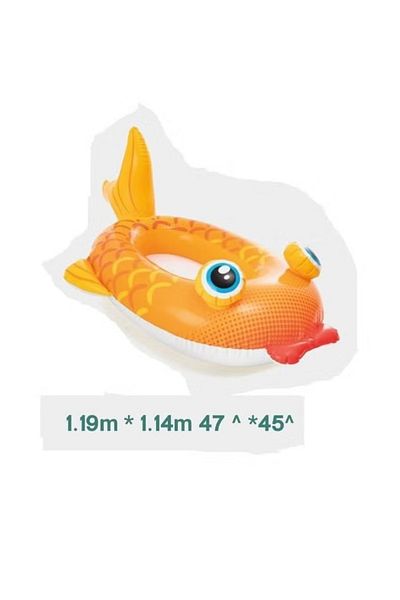 Intex Inflatable Pool Cruiser Float – Durable Ride-On Pool Toy for Kids (Assorted Styles)
