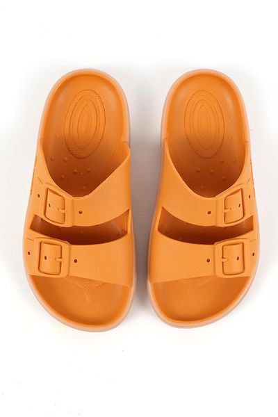 BOATILUS Παιδικές παντόφλες Rocksy-F Pumpkin/Beige